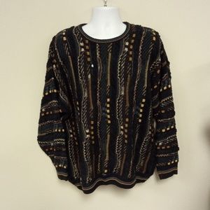 Linea Uomo Men's Blue Crewneck Sweater Size Large